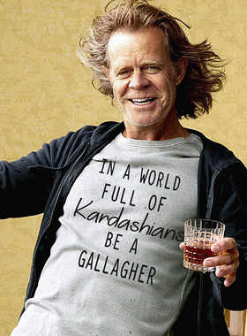 无耻之徒老弗兰克In a world full of kardashians短袖t恤男美剧