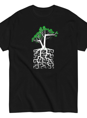 Einstein Square Root爱因斯坦平方根印花男女情侣装t恤纯棉短袖