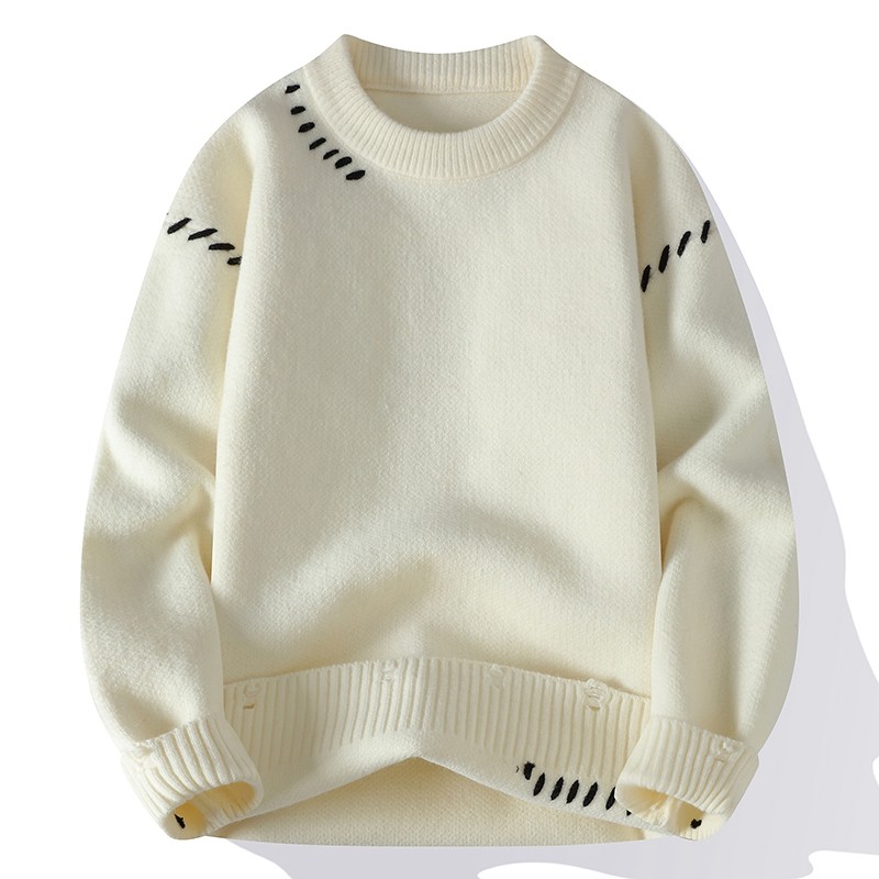 半高领加厚针织毛衣百搭打底上衣