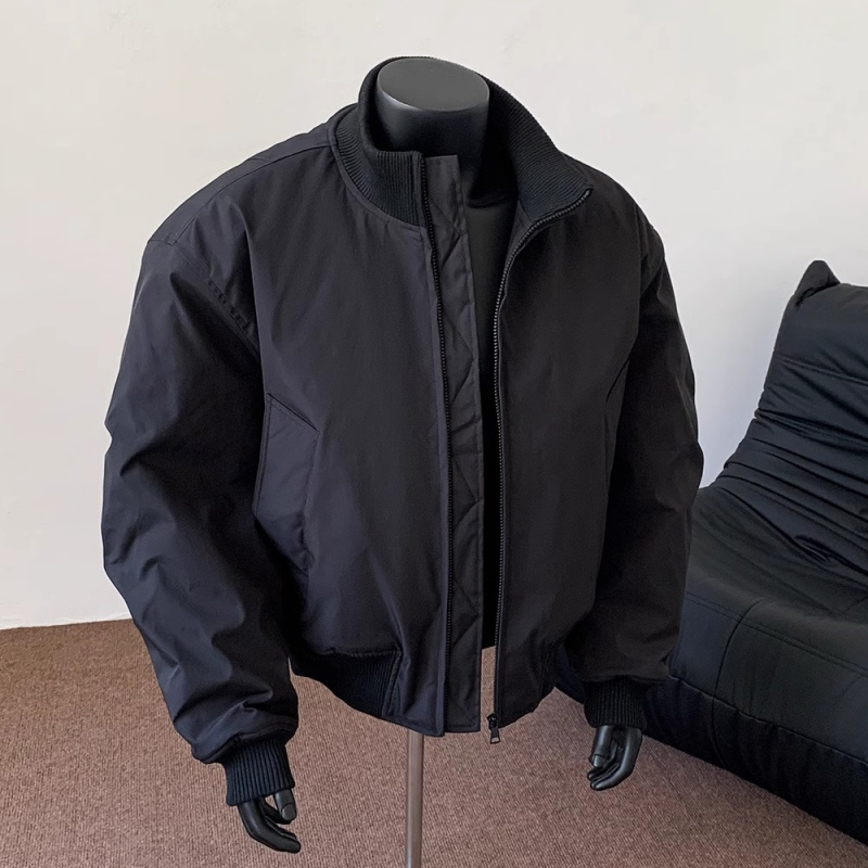 美式廓形飞行员夹克保暖百搭棉服