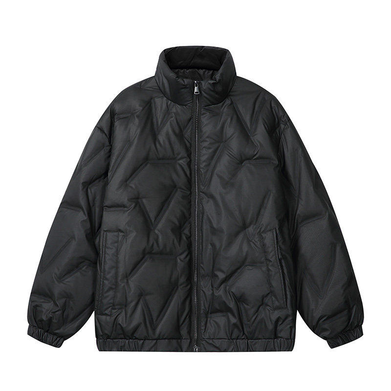 冬季立领保暖羽绒服白鸭绒外套男