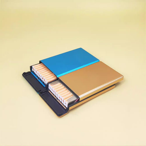 细支烟盒20支装便携男自动弹出防潮铝合金金属烟盒烟具