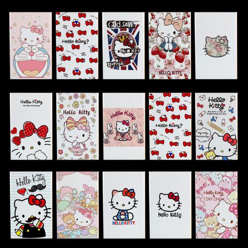 新款hello kitty烟盒kt猫可爱卡通男士20只装香菸铝合金滑盖便携 - 封面