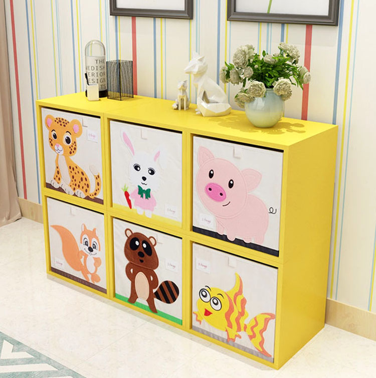 自由组合玩具收纳架客厅书架宝宝储物柜杂物置物架幼儿园整理架