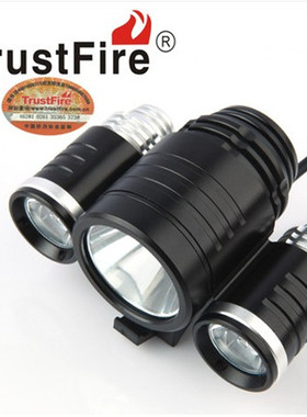 TrustFire强光自行车前灯超亮户外山地车夜骑照明多功能应急装备