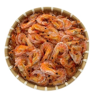 海山本港中长毛虾海山虾脯开袋即食500g