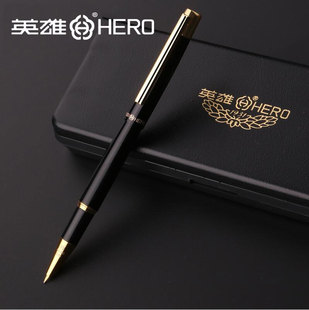 HERO英雄钢笔285美工笔弯尖书法练字笔暗尖弯头墨水墨囊铱金