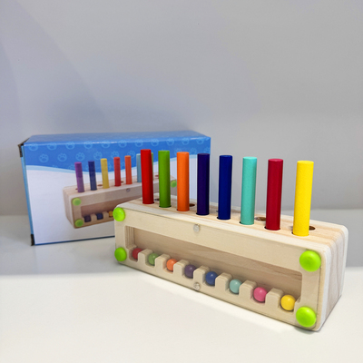 蒙氏早教颜色认知分类配对玩具