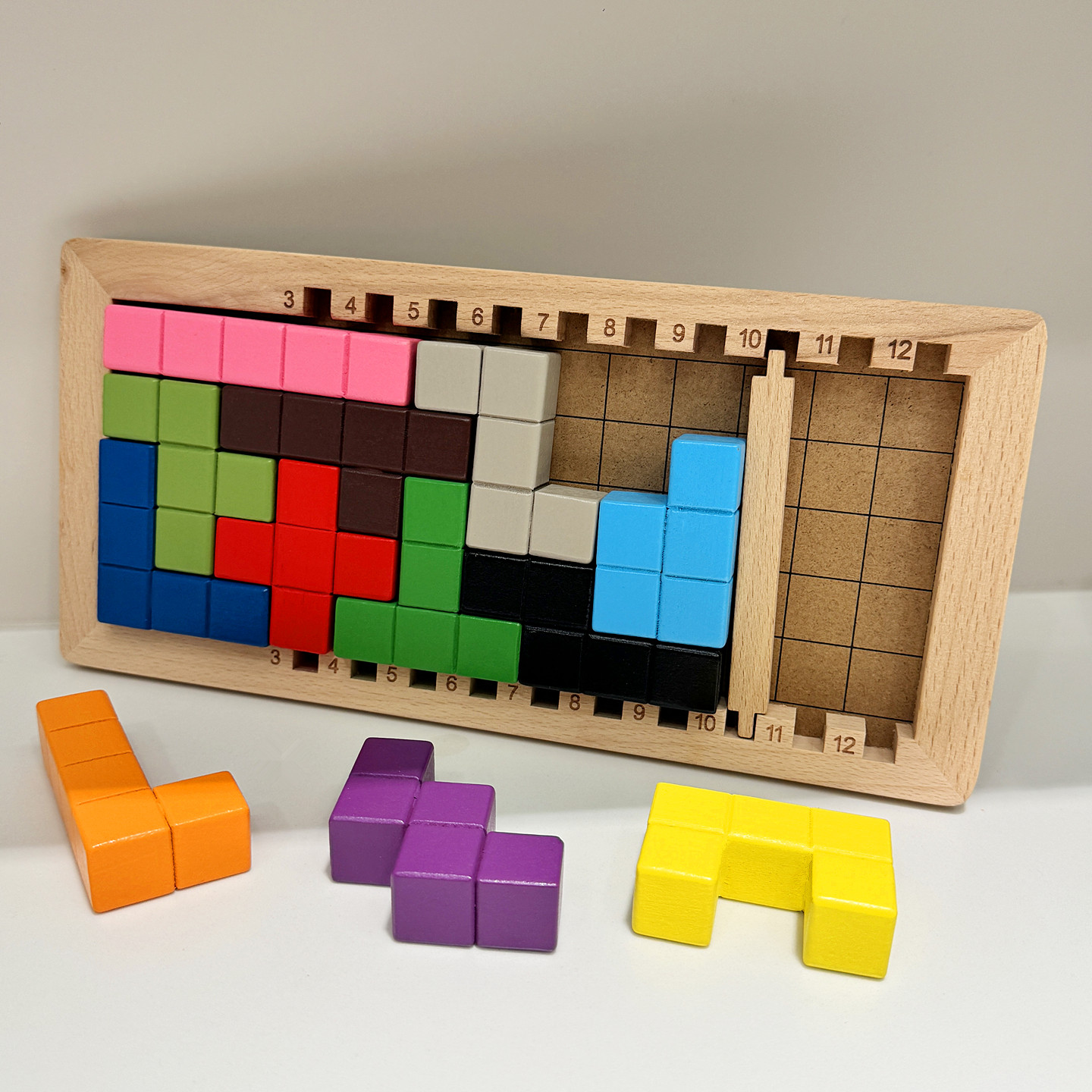 俄罗斯方块之谜拼装积木拼图3到6岁开发大脑益智力男孩女儿童玩具,玩具/童车/益智/积木/模型,木质积木,淘宝优惠券,粉丝福利购,淘宝优惠卷