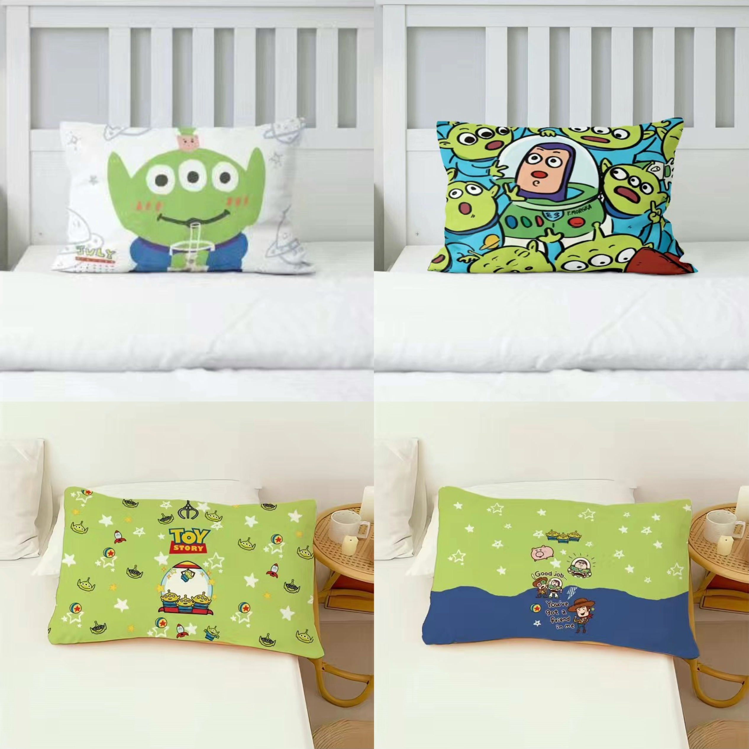 玩具总动员枕套儿童30x50cm40x60单人学生单人卡通巴斯光年枕芯套