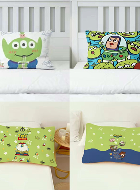 玩具总动员枕套儿童30x50cm40x60单人学生单人卡通巴斯光年枕芯套