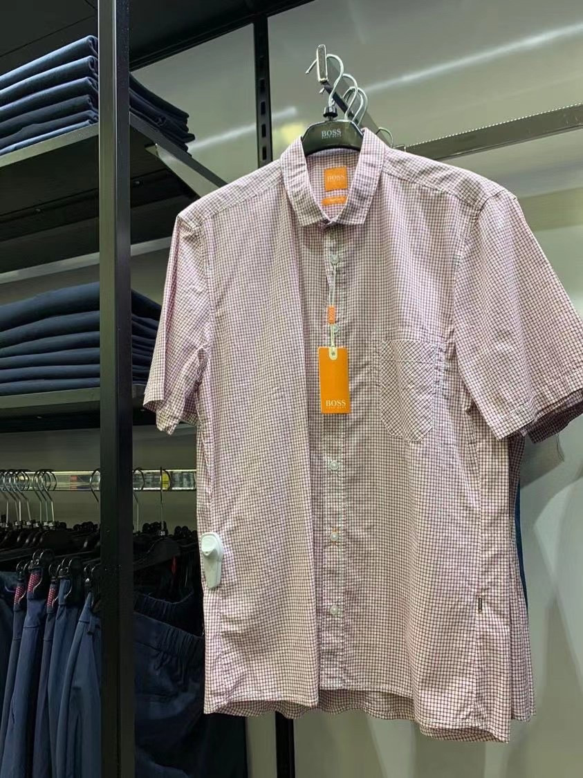 凤凰花开加拿大直邮Boss 男士免烫凉感短袖衬衣 想好下单