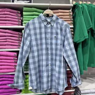 衬衣下单采购买不到退款 加拿大直邮鳄鱼男士 版 Fit纯棉修身 Slim