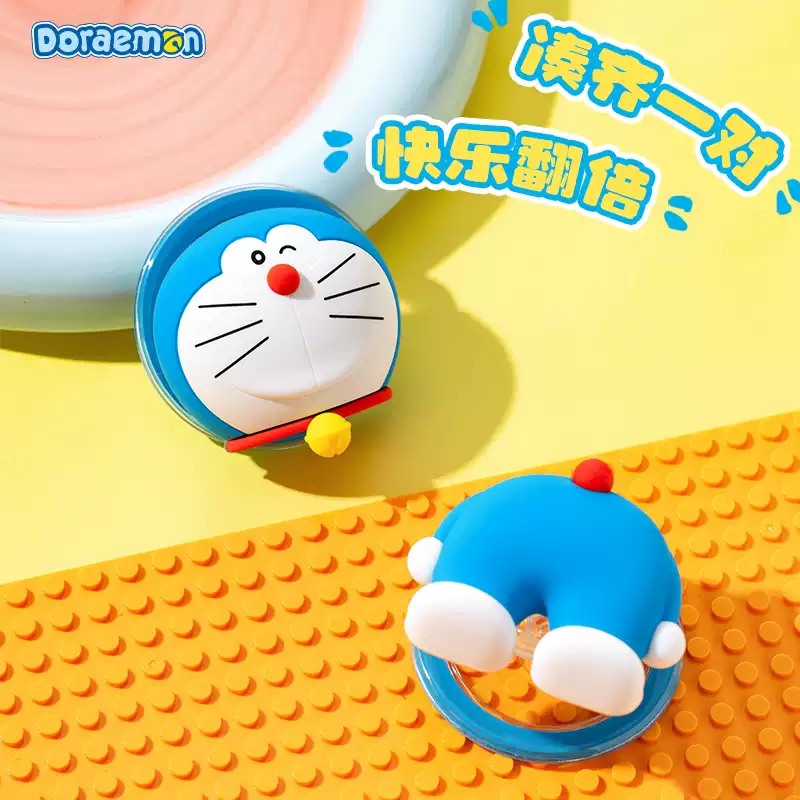 ROCK洛克哆啦A梦磁吸支架硅胶立体公仔指环扣气囊折叠支撑架懒人