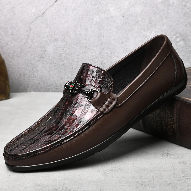 newpianz休闲豆豆鞋皮鞋软底软面