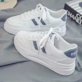 Белая спортивная летняя дышащая обувь, мягкая подошва