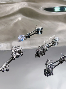 7 RanStudio高耳位耳骨钉恶魔钉 小众Y2K辣妹款钛钢耳饰 男女同款