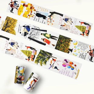 386 WT【情书】【告白】PET模切 7.5×100cm 手帐胶带分装