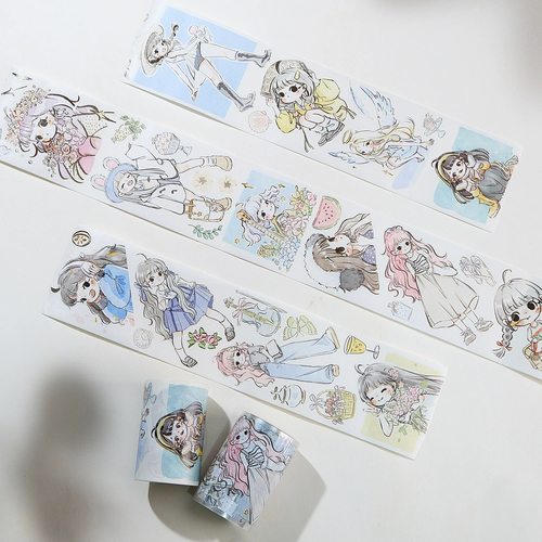 57 WT【元气小豆丁】【小小艺术家】【小花铺】6.5×100cm