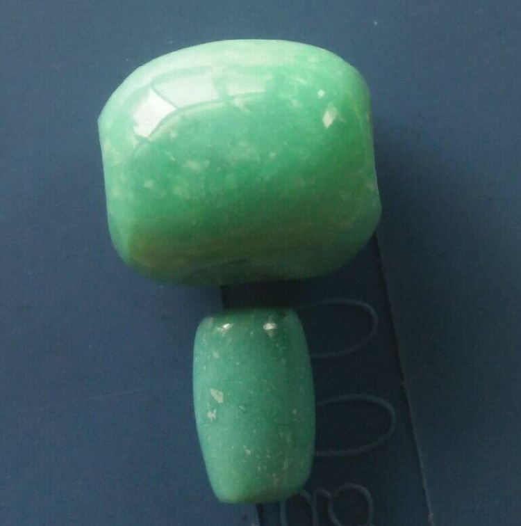 玉化 菜籽黄 微透 原矿 绿松石 无优化 高瓷 佛头 三通 12*11*9