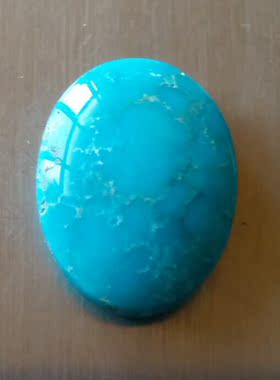 原矿纯天然绿松石戒面
