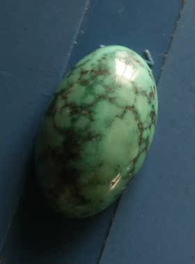 原矿纯天然绿松石戒面菜籽黄