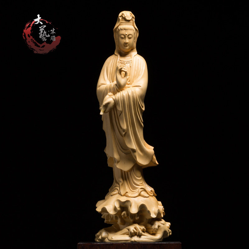 观世音菩萨供奉风水车内工艺品