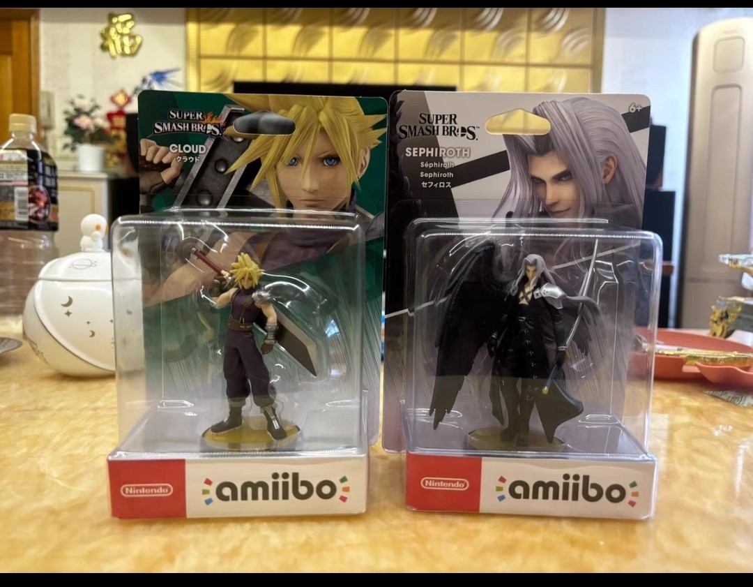 amiibo大乱斗最终幻想太空战士克劳德萨菲罗斯正版带nfc图片