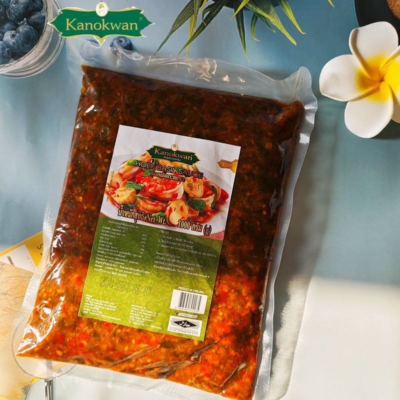 kanokwan泰国罗勒叶酱炒肉酱