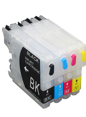 兼容兄弟 LC980 LC38 290C 490CW 6490 J615W mfc-250c填充墨盒