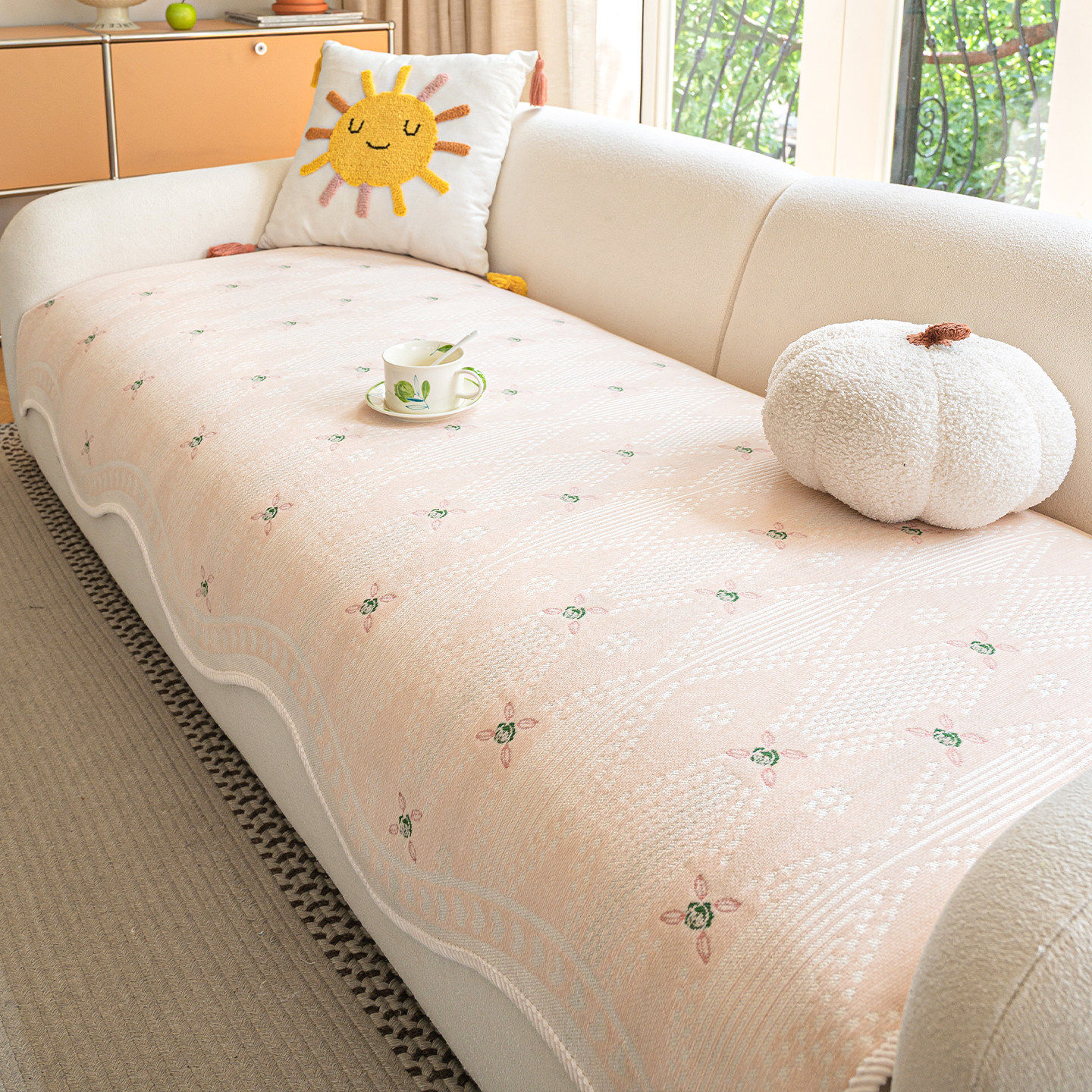 雪尼尔沙发垫2026新款现代简约四季通用防滑客厅皮沙发坐垫子套罩,居家布艺,沙发垫,淘宝优惠券,粉丝福利购,淘宝优惠卷