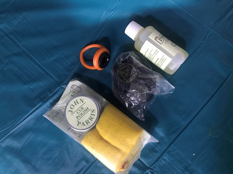 【金牌台球】John Parris 油 ，杆蜡，巧粉夹，吊杆器，一套