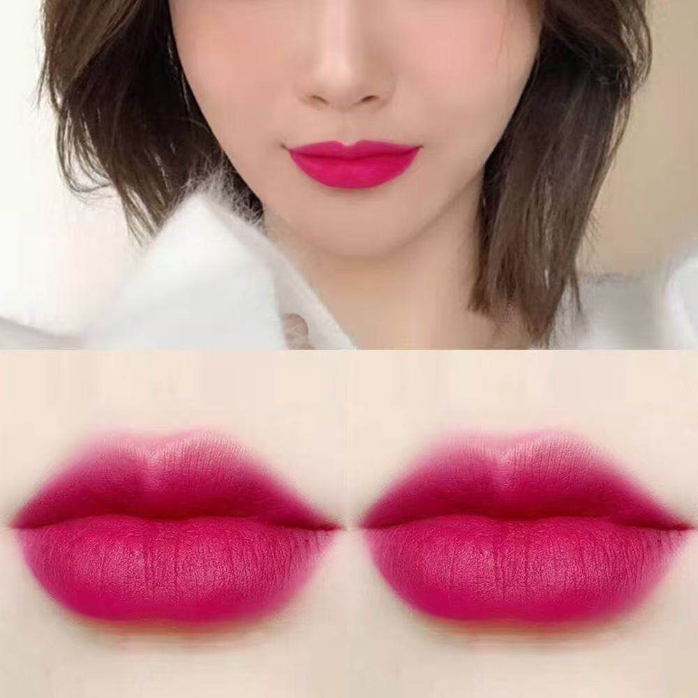 玫紫色口红女学生党显白持久防水不易掉色不易沾杯奶茶肉桂豆沙色