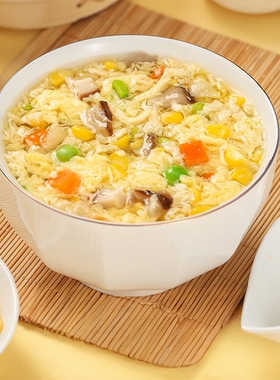 新美香玉米蛋花速食汤6g8g冲泡即食方便早餐速溶汤料包