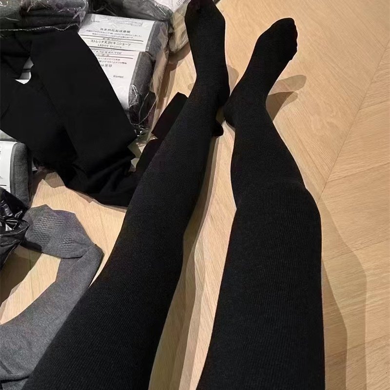 不能拒绝的系显瘦自发热连袜裤针织压力提臀瘦腿打底灰色裤袜,女士内衣/男士内衣/家居服,连裤袜/打底袜,淘宝优惠券,粉丝福利购,淘宝优惠卷