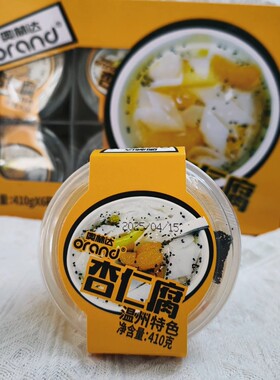 奥林达温州杏仁腐410g*6杯 什锦罐头清凉解暑甜品饮料夏季甜水