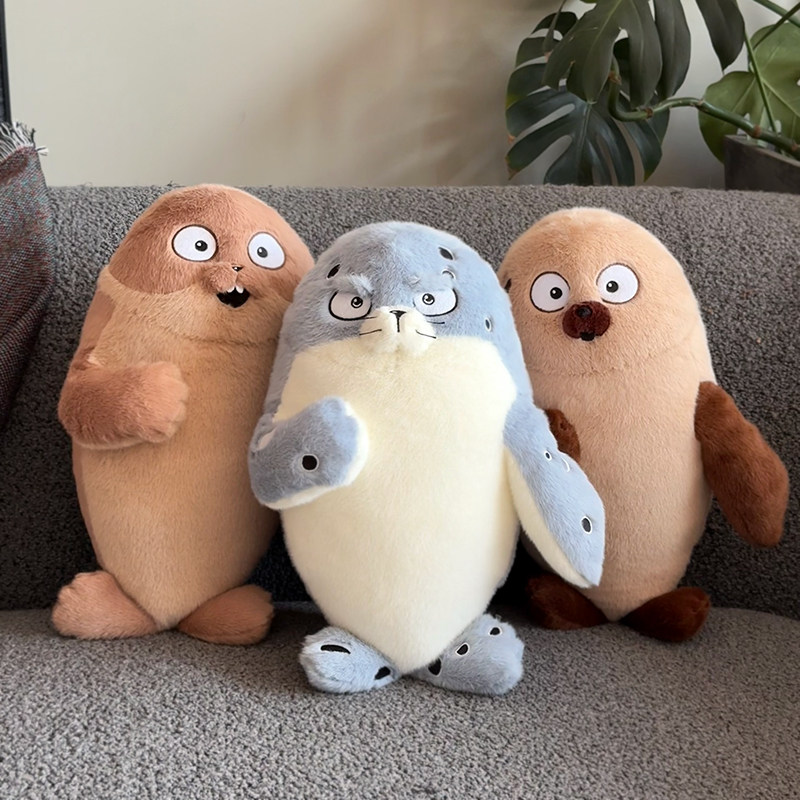 软萌海豹毛绒玩具跳舞的海豹公仔布娃娃创意玩偶抱枕送男女礼物,玩具/童车/益智/积木/模型,毛绒/玩偶/公仔/布艺类玩具,淘宝优惠券,粉丝福利购,淘宝优惠卷