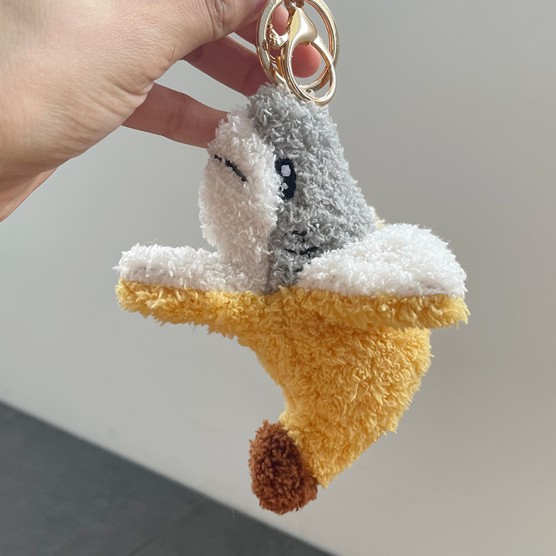 阿sa阿娇 twins同款鲨鱼香蕉小挂件阿娇会撒娇毛绒玩具公仔大抱枕