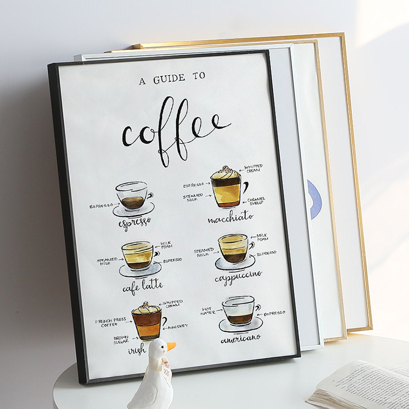 细边框铝合金裱框画框展示框挂墙