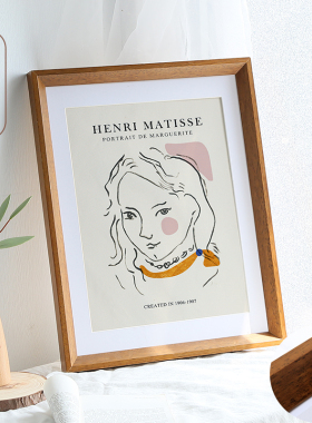 实木相框挂墙简约装裱画框原木24寸30寸4K8开定制尺寸装A4北欧16