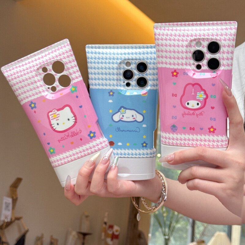 卡通可爱小羊kitty适用苹果16手机壳iphone15promax新款14洗面奶造型13