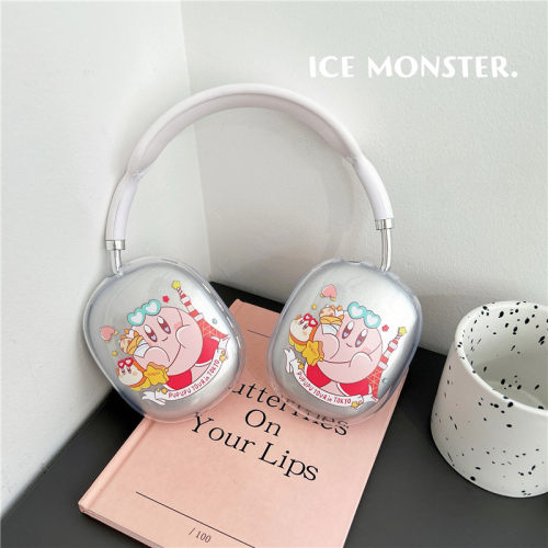 塔成 适用于卡通创意透明适用airpods max保护套硅胶软壳苹果头戴