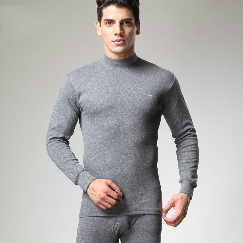 七匹狼男士中高领秋衣秋裤纯棉秋冬棉毛衫基础薄款保暖内衣套装,女士内衣/男士内衣/家居服,保暖套装,淘宝优惠券,粉丝福利购,淘宝优惠卷