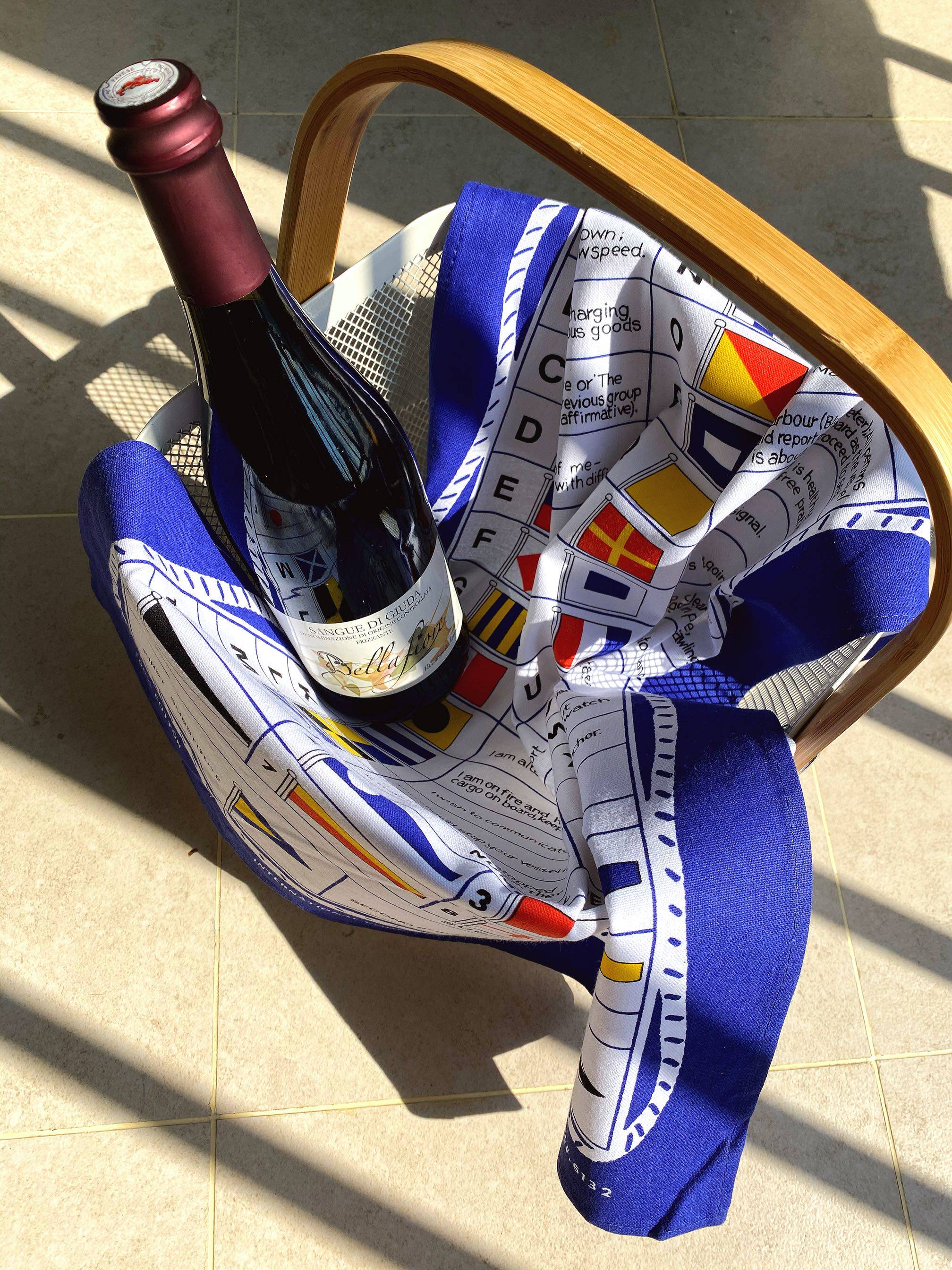 周a家纯棉挂画盖布茶巾