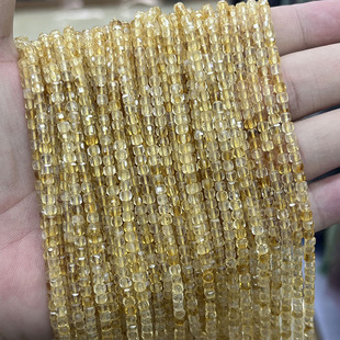 天然青金石水晶正方形散珠方糖水晶手链项链半成品DIY手串饰品珠