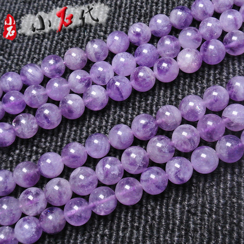 天然紫玉散珠圆珠紫水晶材料diy手串半成品手链项链饰品配件,饰品/流行首饰/时尚饰品新,其他DIY饰品配件,淘宝优惠券,粉丝福利购,淘宝优惠卷