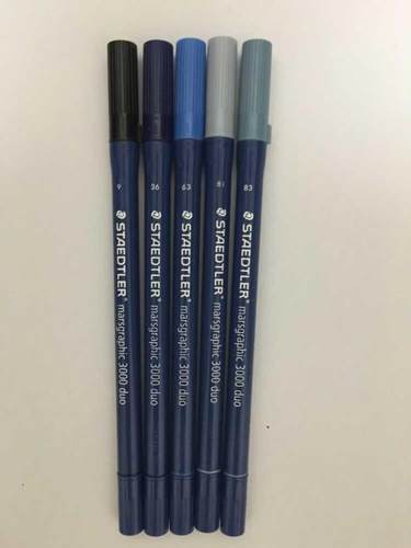 施德楼进口3000duo牛仔裤马克笔