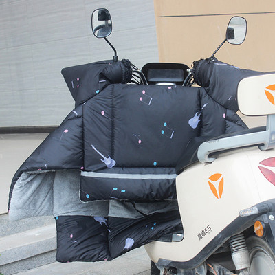 北极绒加厚电动车挡风被防水保暖