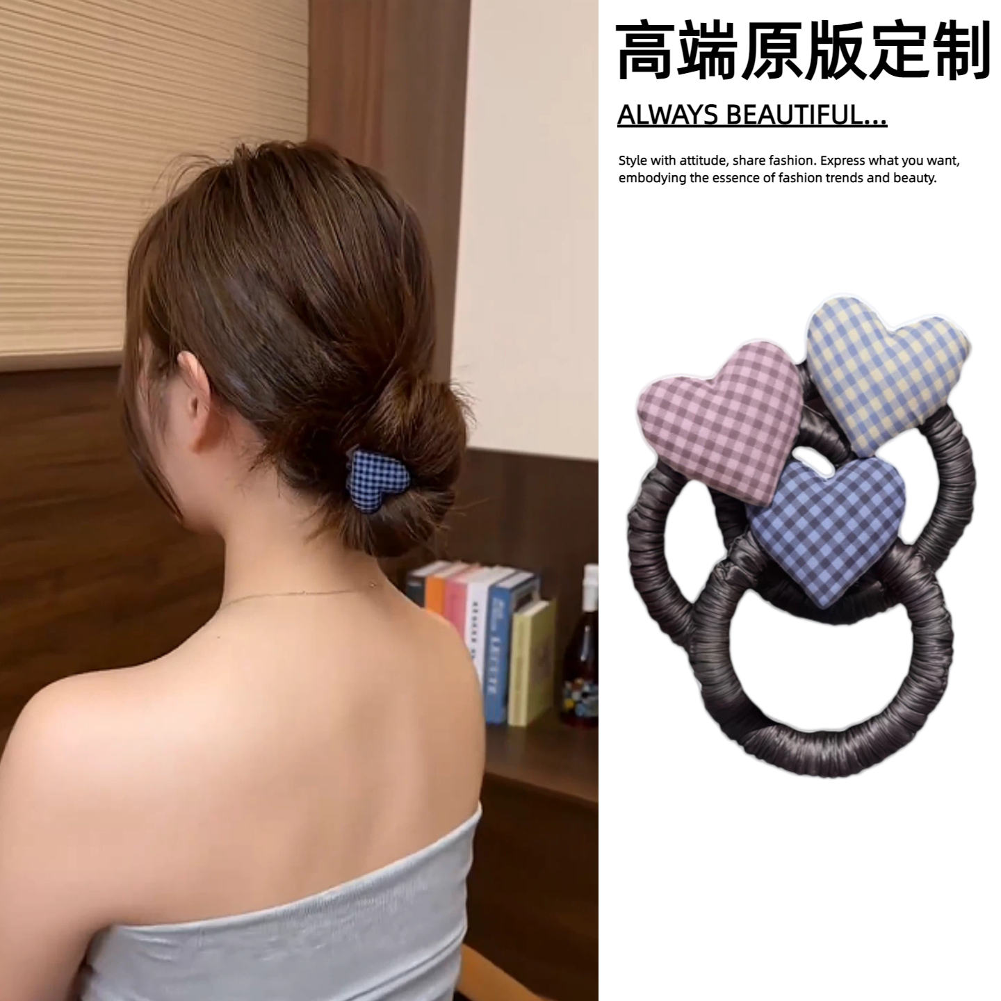 头绳女小肠发圈扎丸子头发绳