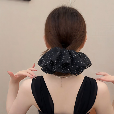 大肠发圈女夏丸子头头绳发饰女